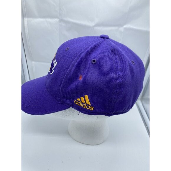 Los Angeles Lakers Purple Baseball Hat Cap NBA OSFM Flex Fit Stretch - Picture 6 of 9